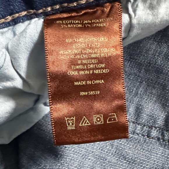 Kut from the Kloth Slim Straight Jeans in Deep Blue - Picture 5 of 6